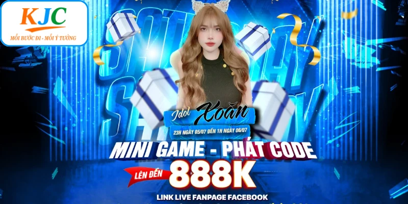 Các hoạt động trong sự kiện megalive nhận code